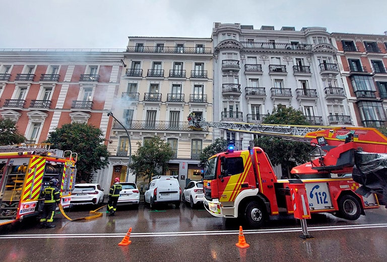 249 fallecidos en incendios y explosiones durante 2023, récord de mortalidad desde 2010