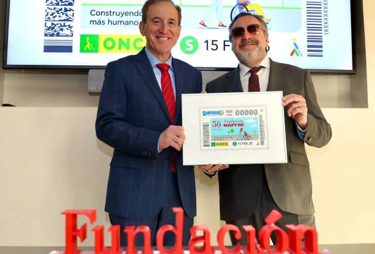 Fundación MAPFRE lanza con la ONCE un cupón conmemorativo de su 50 aniversario