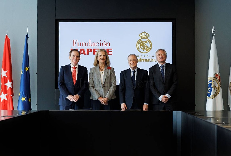 La Fundación Real Madrid y Fundación MAPFRE renuevan su colaboración para desarrollar proyectos sociodeportivos
