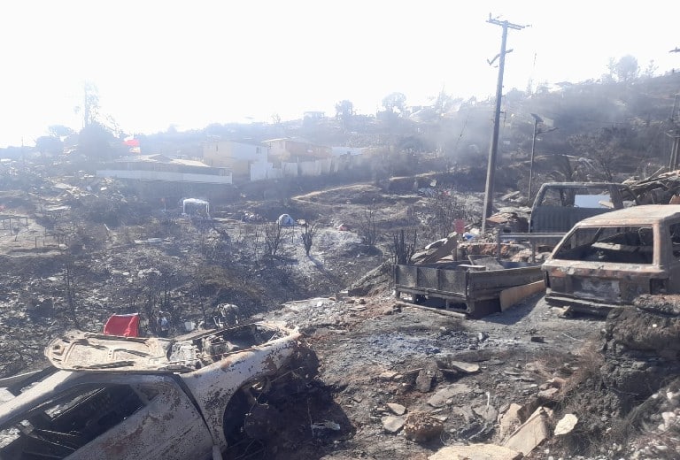 Fundación MAPFRE destina 76.000 euros para ayudar a los damnificados por los incendios de Chile y activa su voluntariado local