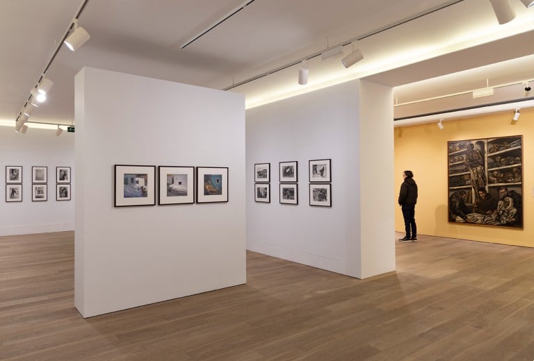 Una reunión inédita: Solana y Siquier se dan la mano en el Museo de Bellas Artes de Asturias