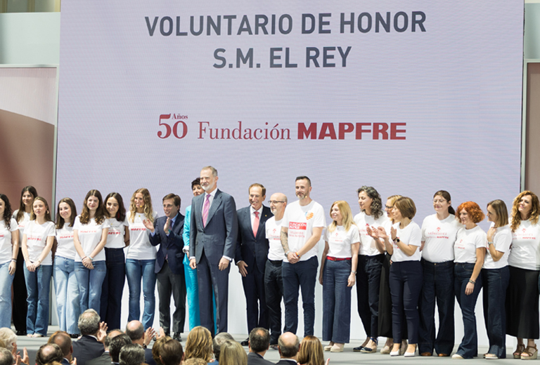 El Rey preside el 50º aniversario de Fundación MAPFRE y destaca su contribución a la educación, la investigación y la cultura